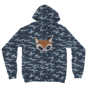 Deer Head Camouflage Adult Hoodie