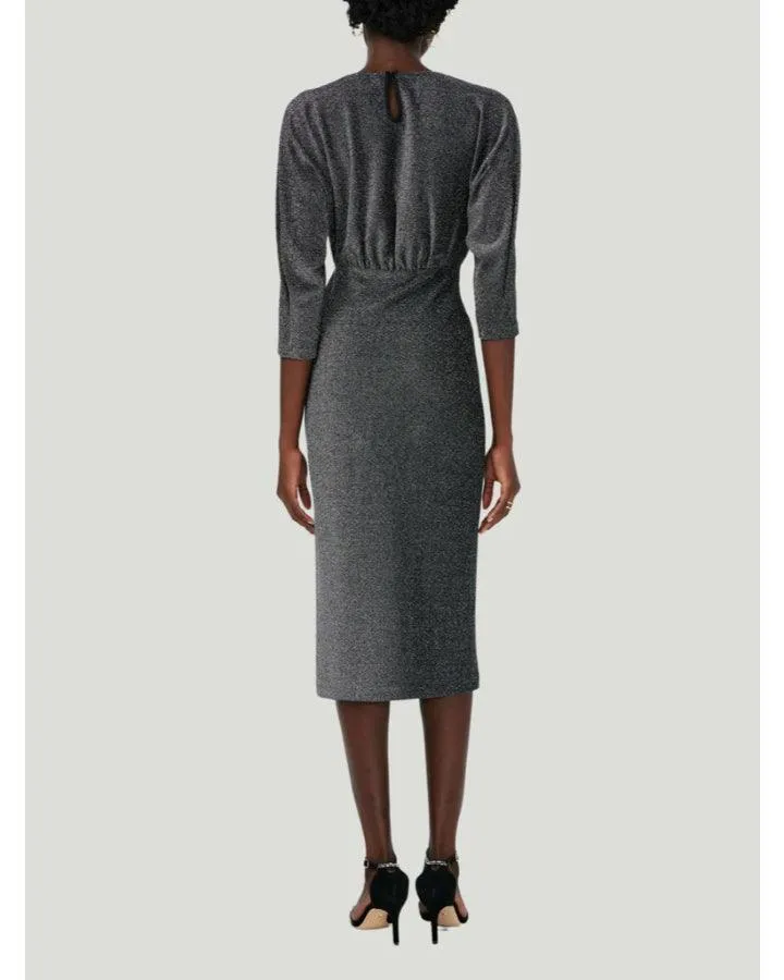Diane Von Furstenberg Chrisey Metallic Dress