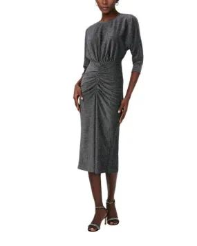 Diane Von Furstenberg Chrisey Metallic Dress