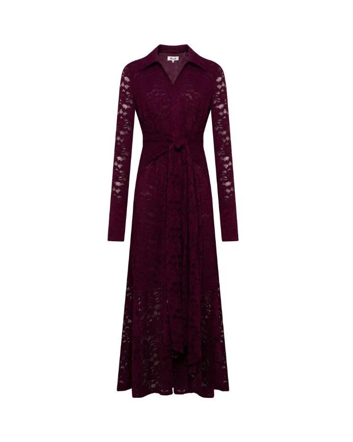 Diane Von Furstenberg Regent Lace Midi Dress
