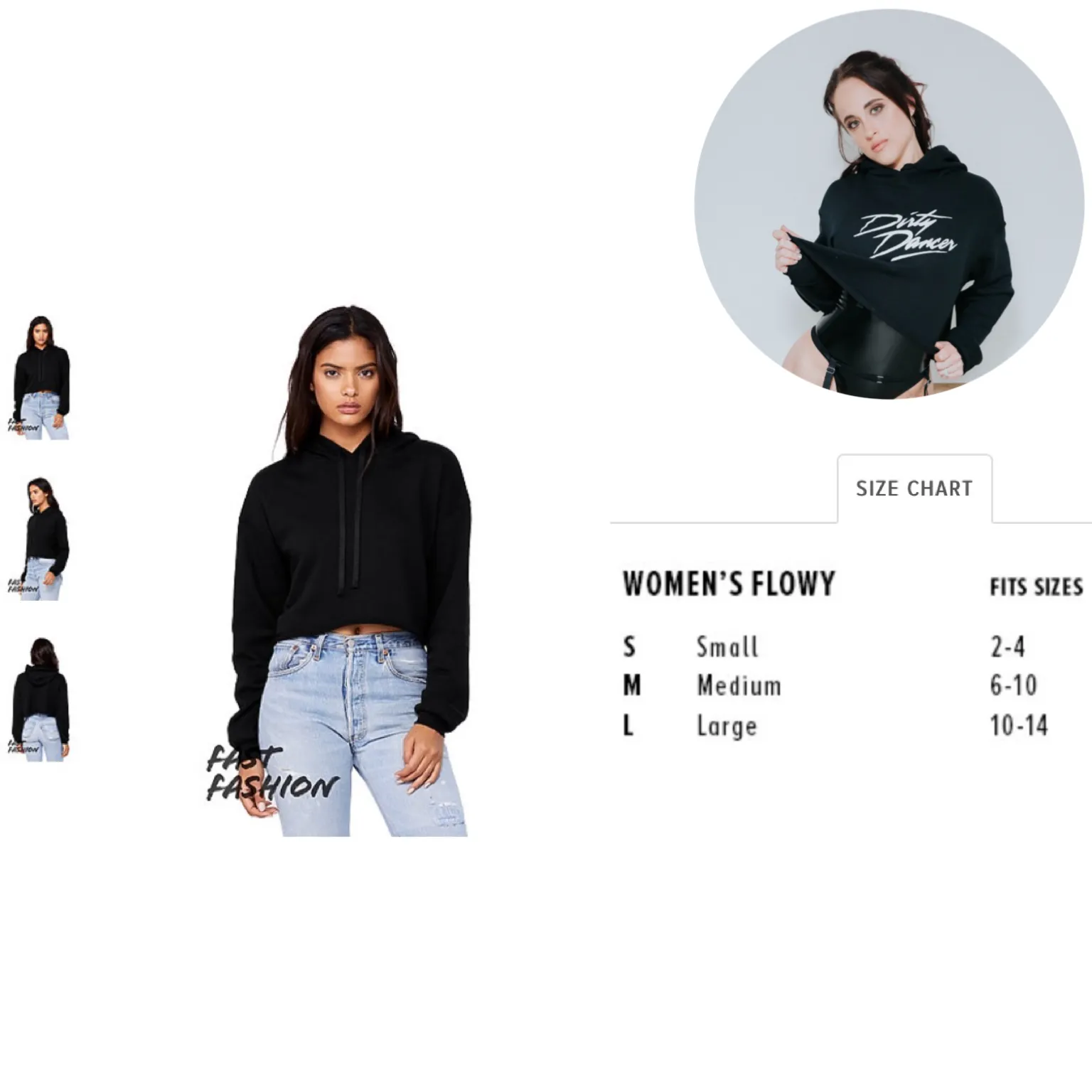 Dirty Dancer Cropped Hoodie