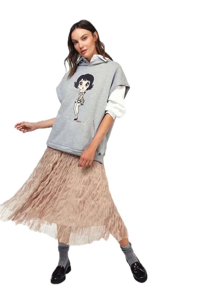 Dixie beige skirt