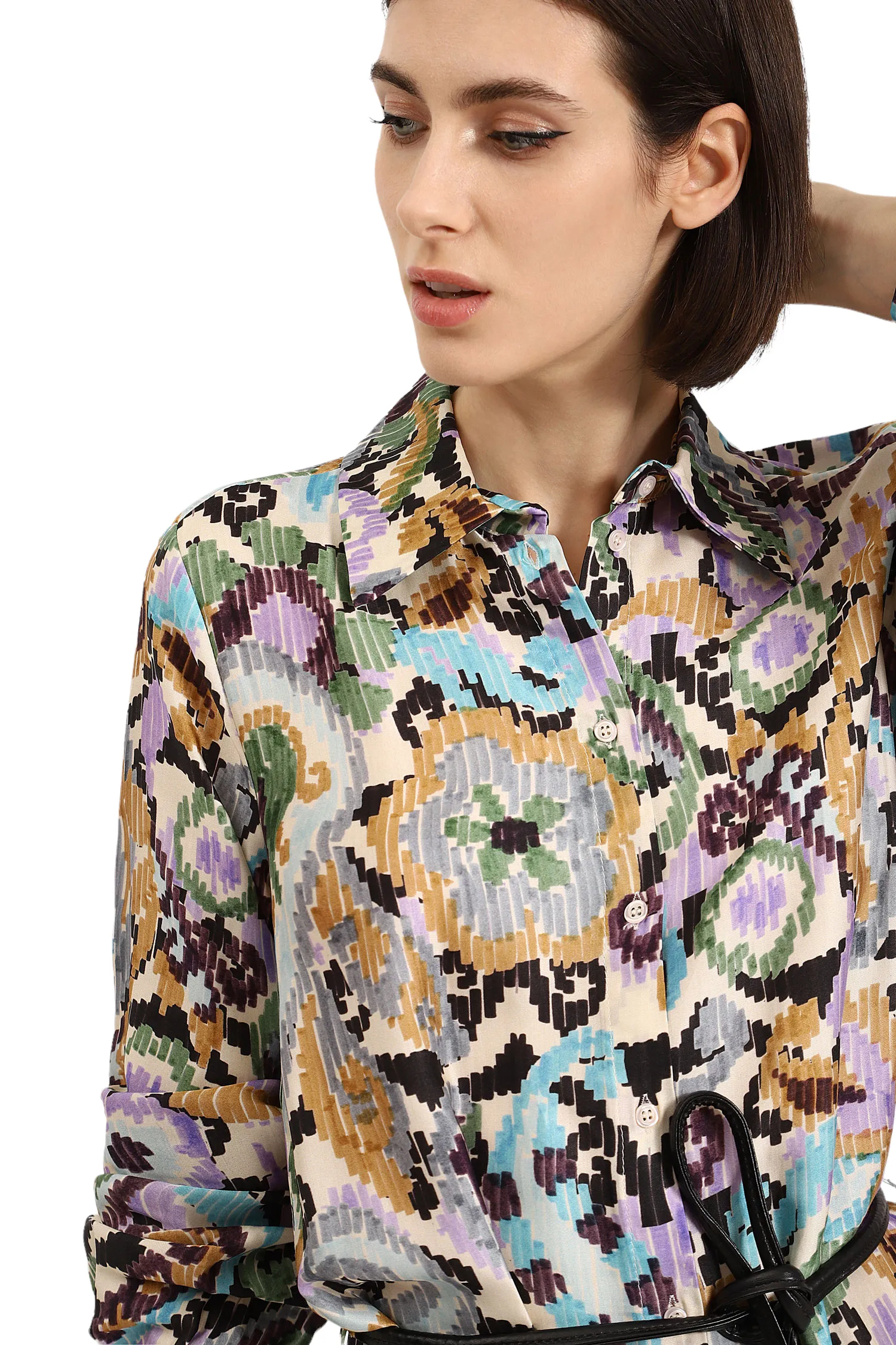 Dixie midi multicolor dress