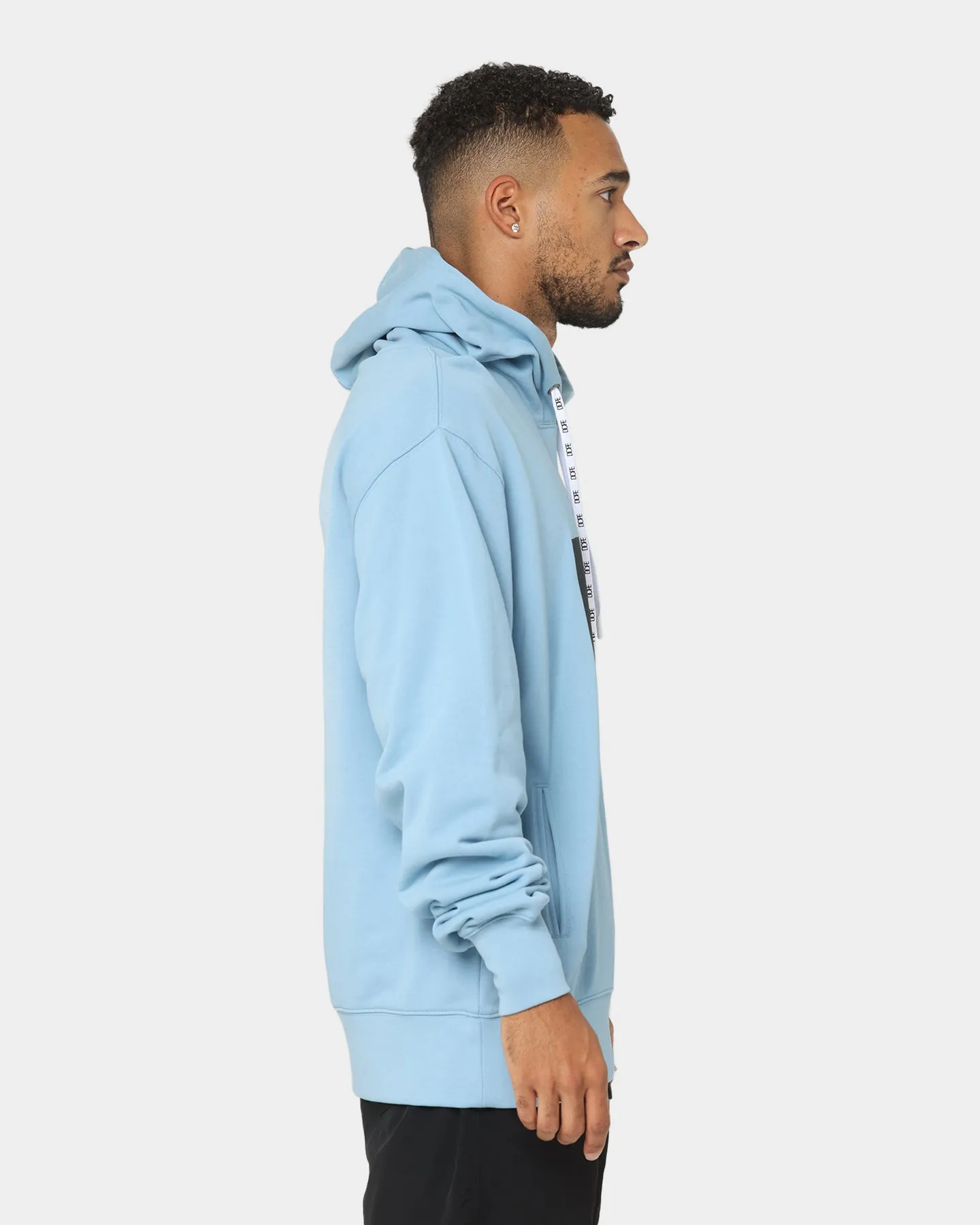 DOPE LA Box Logo Hoodie Pale Blue