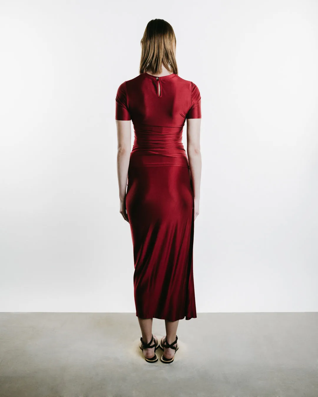 Draped Jersey Skirt