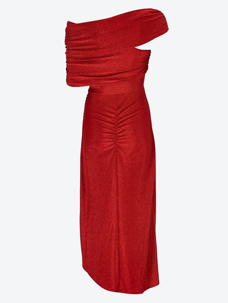 Dvf agustin midi dress