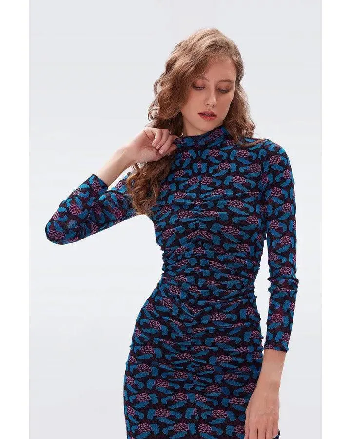DVF Verina Reversible Mesh Dress