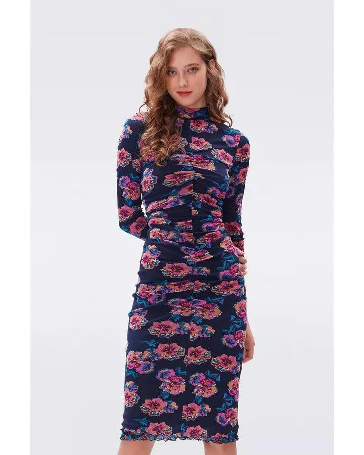 DVF Verina Reversible Mesh Dress