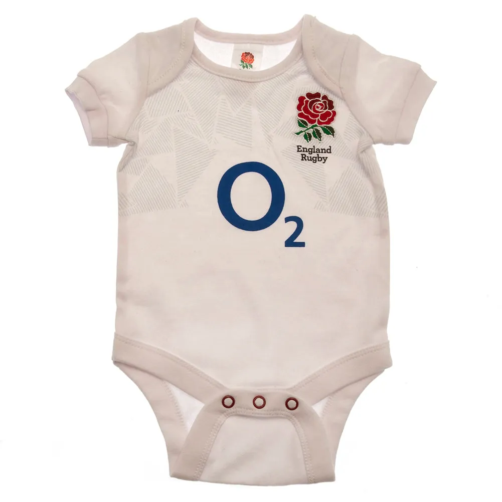 England RFU 2 Pack Bodysuit for 9-12 Months