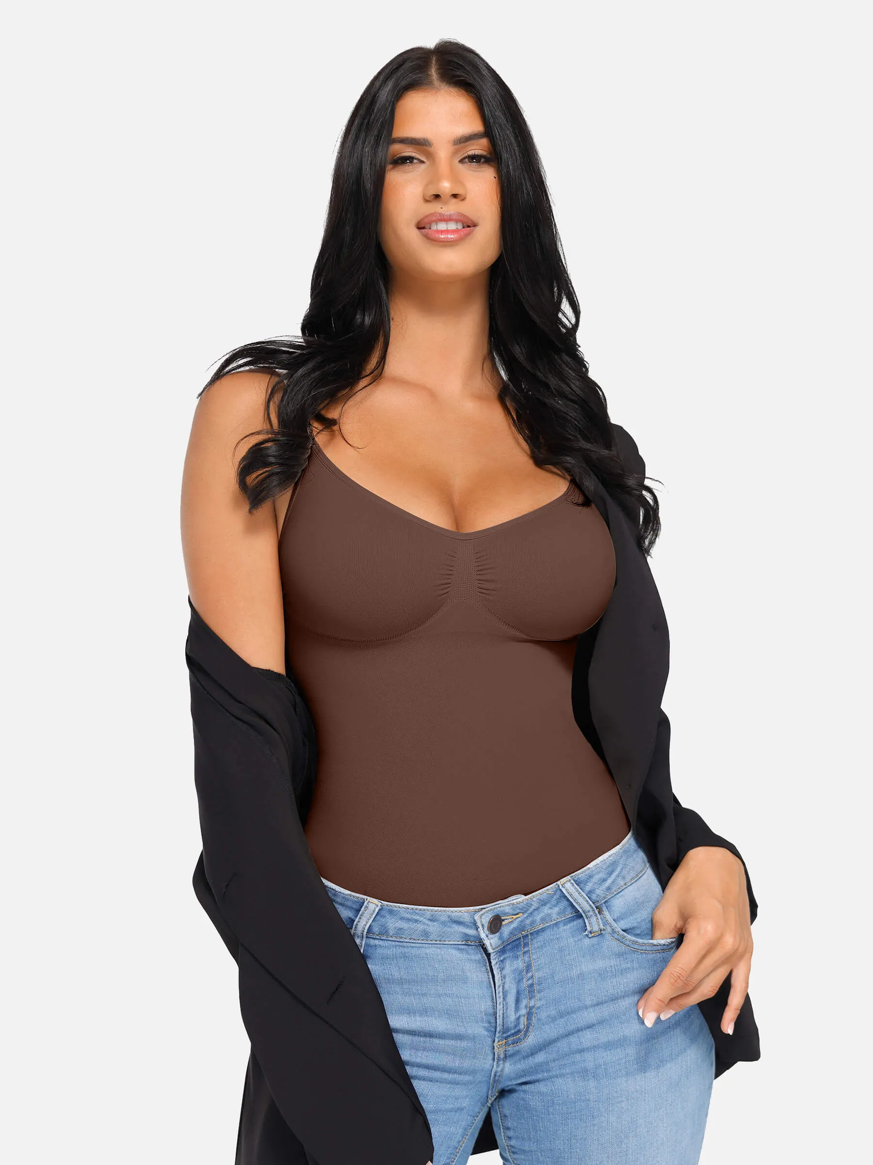 Feelingirl Bust Support Waist and Abdomen Control Shape Tank Top Vest