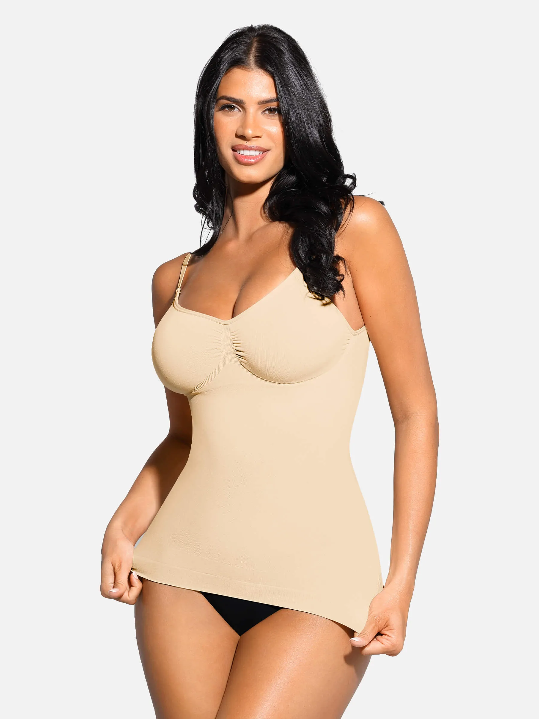 Feelingirl Bust Support Waist and Abdomen Control Shape Tank Top Vest