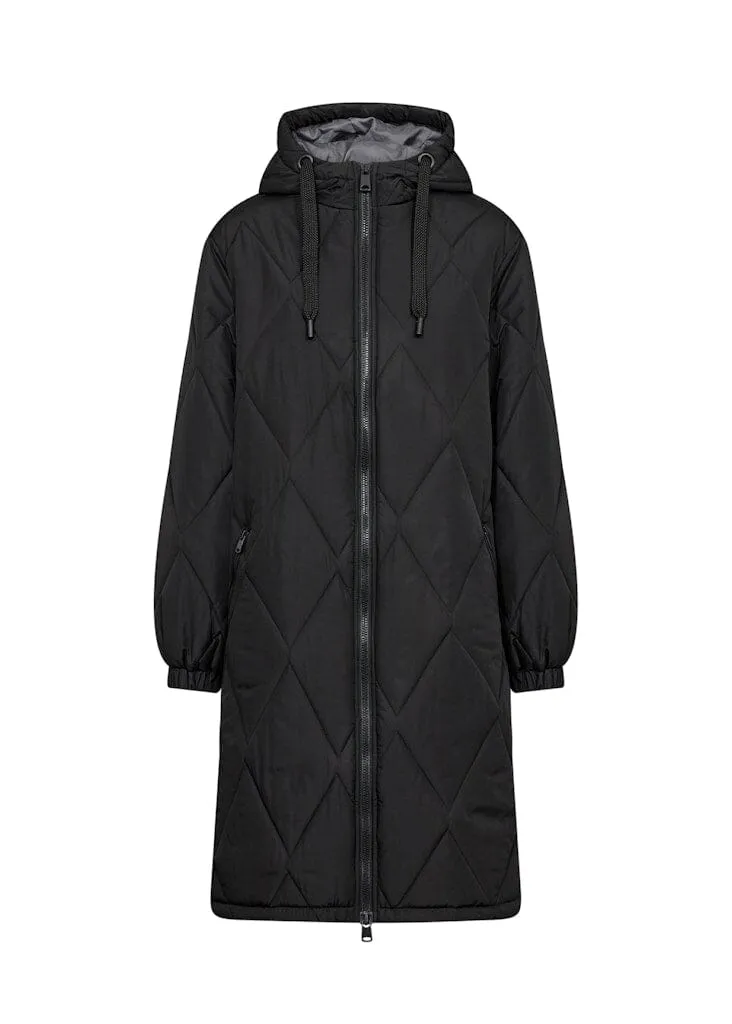 Fenya Jacket with Zipper in Black