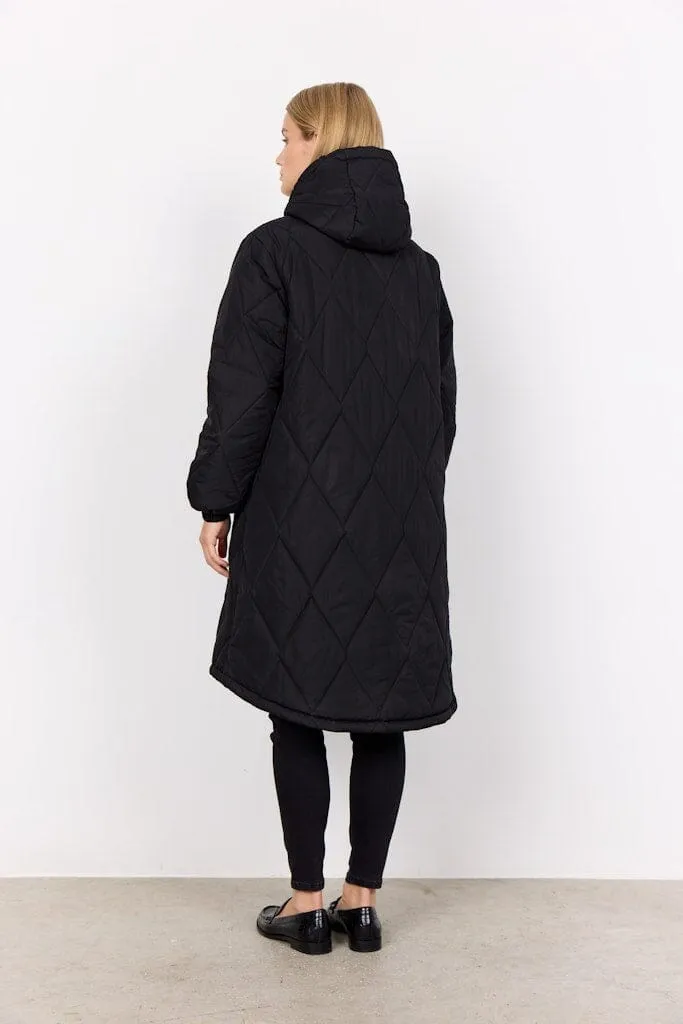 Fenya Jacket with Zipper in Black