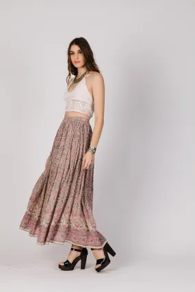 FIRST BLUSH MAXI SKIRT