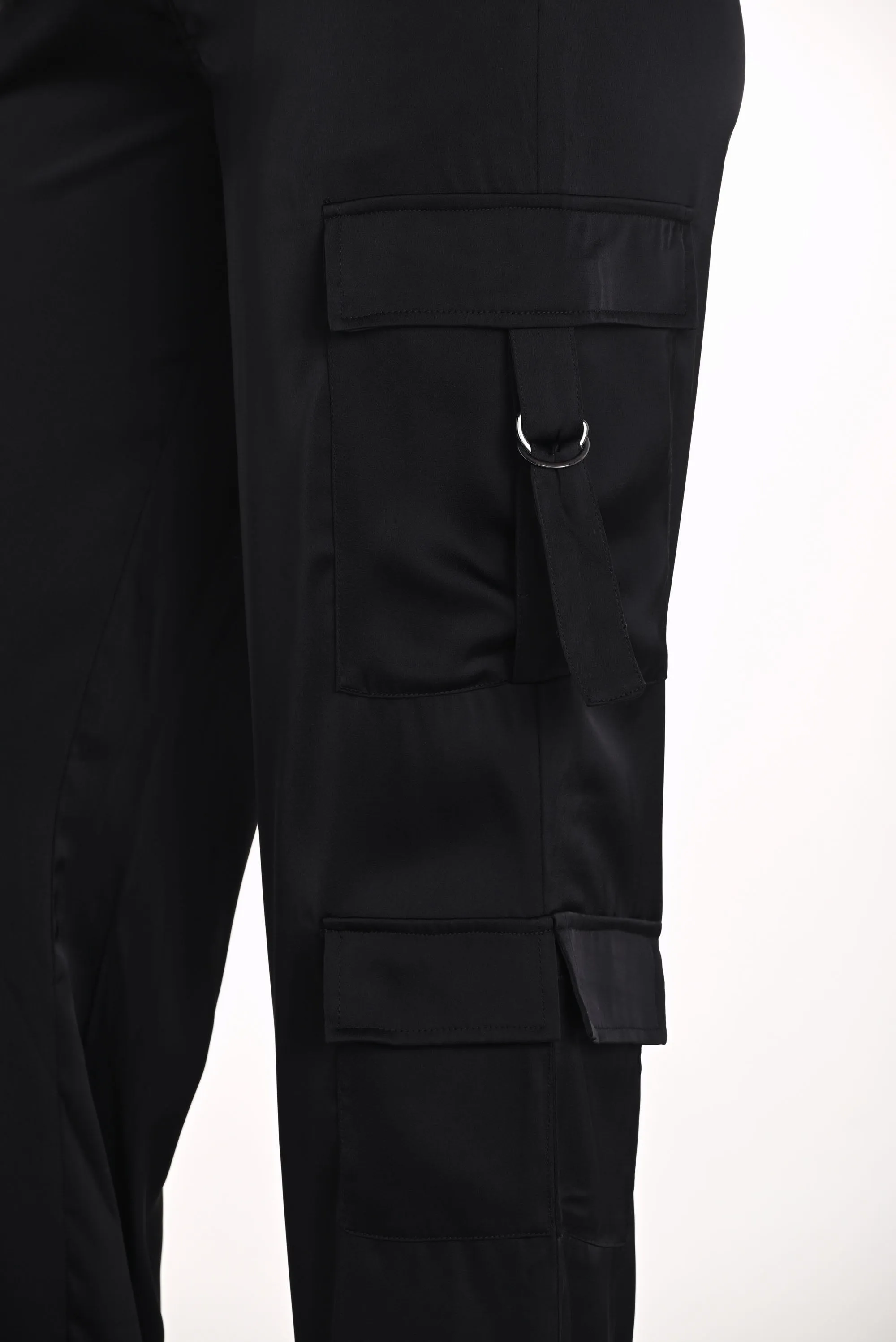 Frank Lyman Black Cargo Pants Style 251538