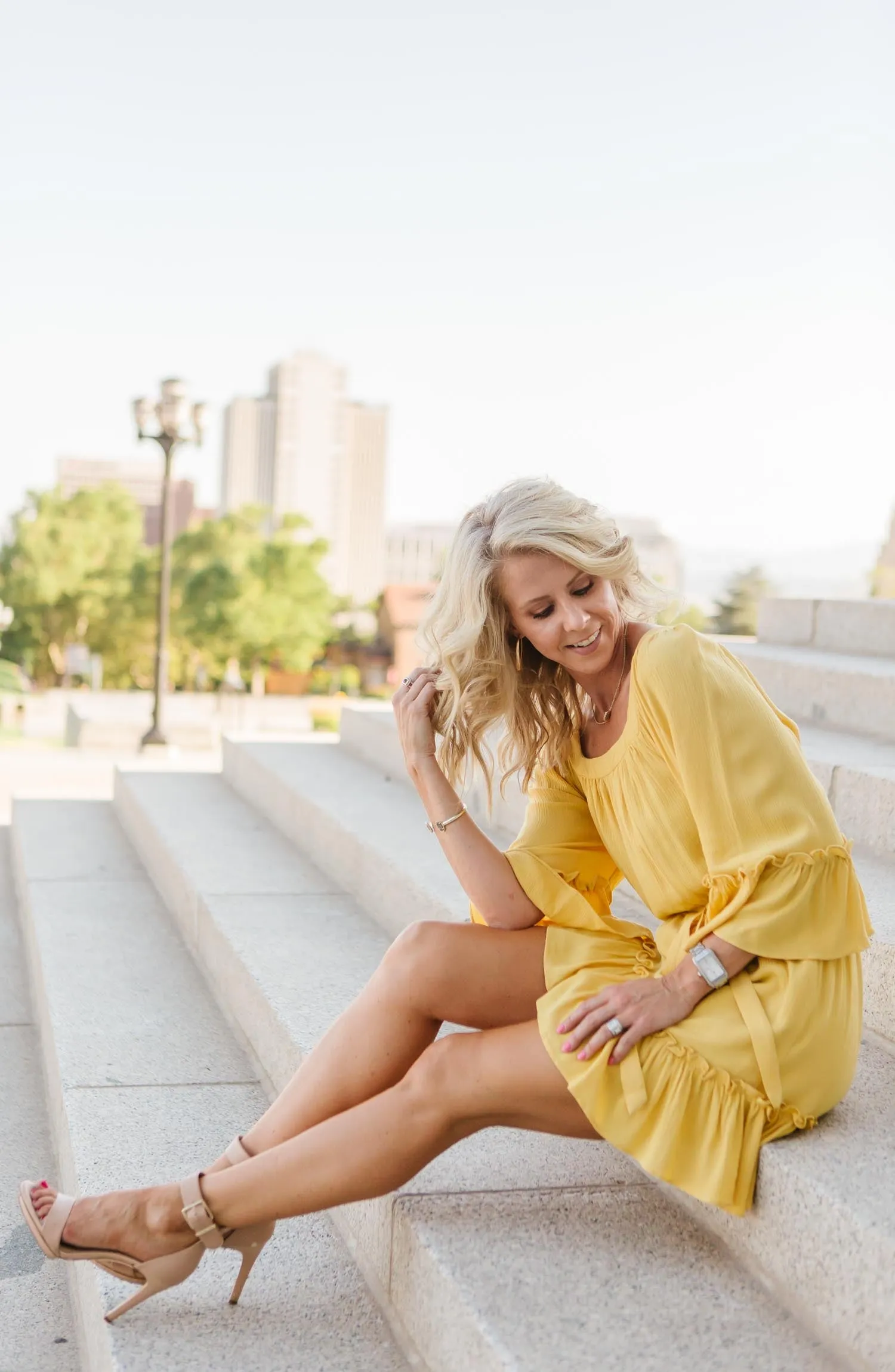 Gauze & Effect Dress FINAL SALE