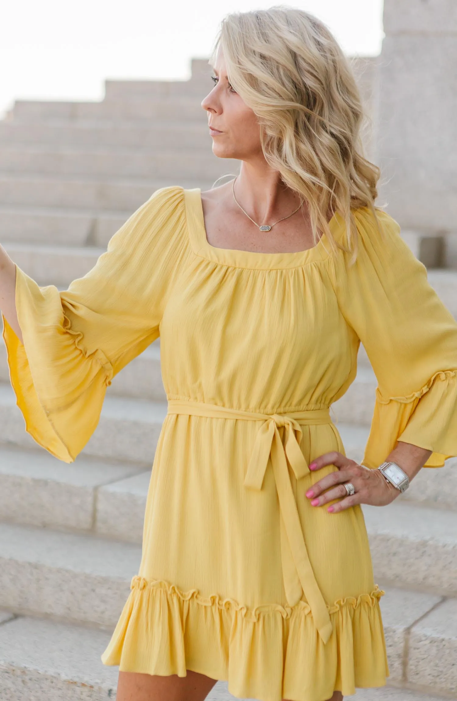 Gauze & Effect Dress FINAL SALE