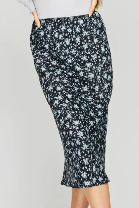 GENTLE FAWN FLORENTINE SKIRT BLACK DITSY