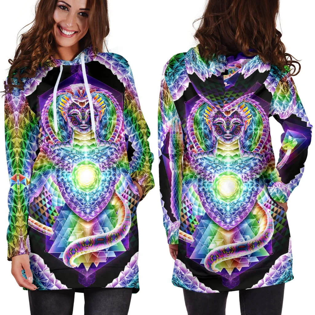 GIFTS FROM NATURE WOMENS HOODIE DRESS | SALVIA DROID