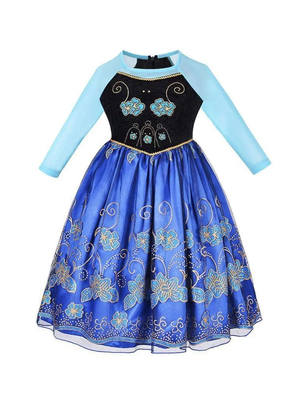 Girls Little Ice Queen Costume Dress
