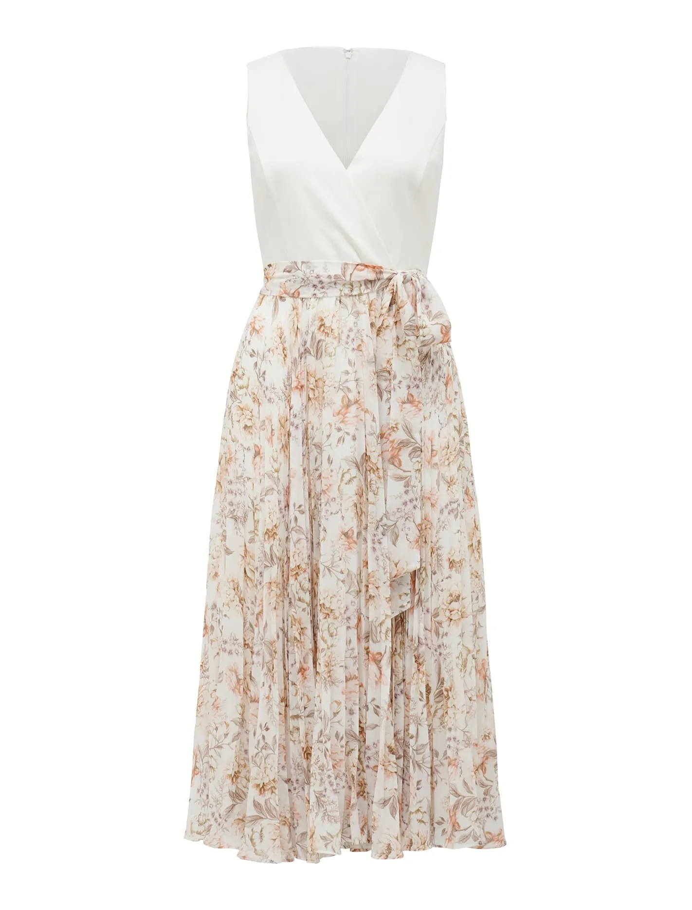 Graciela 2-In-1 Pleated Midi Dress