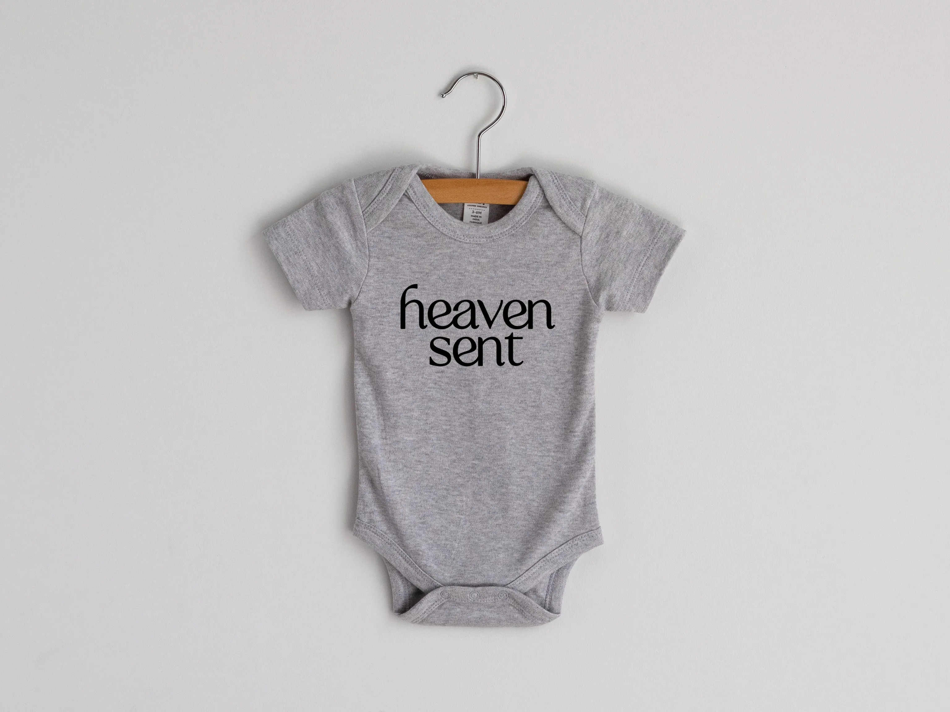 Heaven Sent Organic Baby Bodysuit