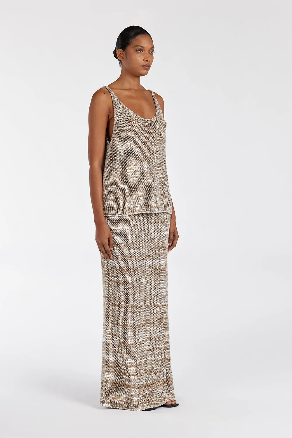 HEIDI TAN MARLE MIDI SKIRT