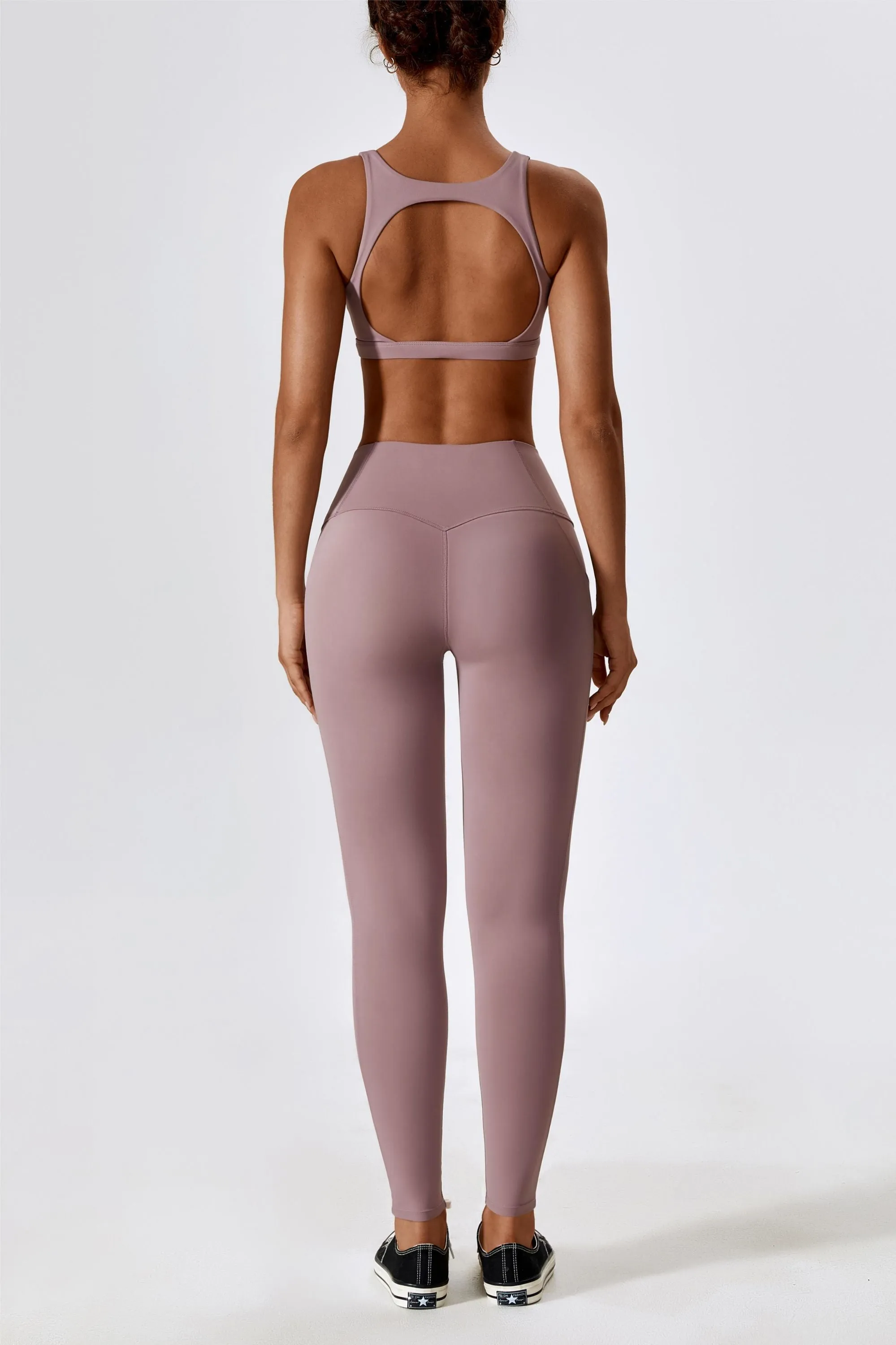 High-Waist Tummy Control Leggings with Pockets