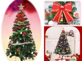 Home Xmas Tree 1.5m H Christmas Tree With 118 Ornaments