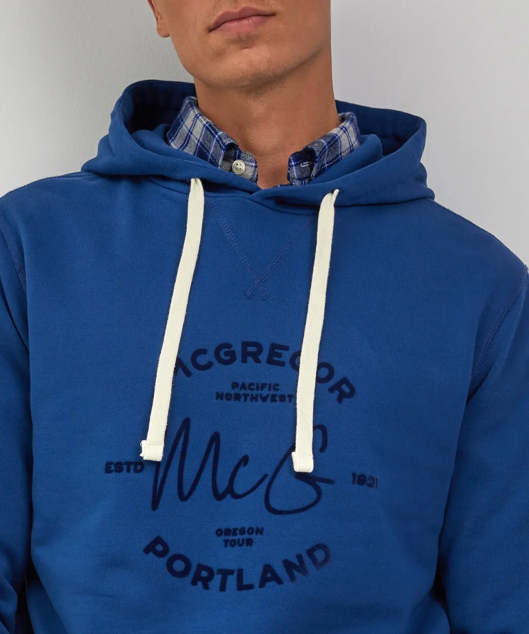 Hoodie met graphic | Marine