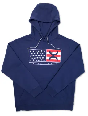 Hooey "Roots" Youth Navy Hoody
