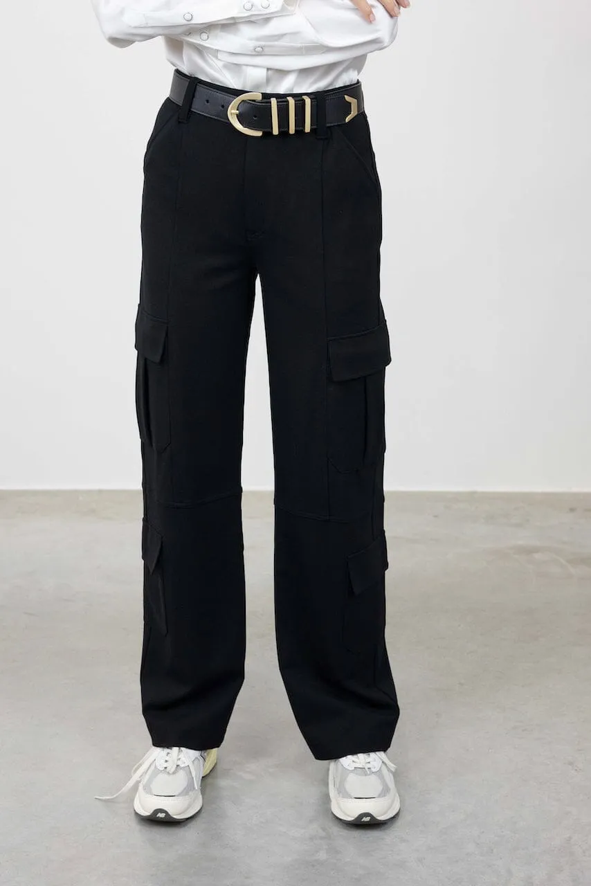IRINA WIDE LEG CARGO PANTS
