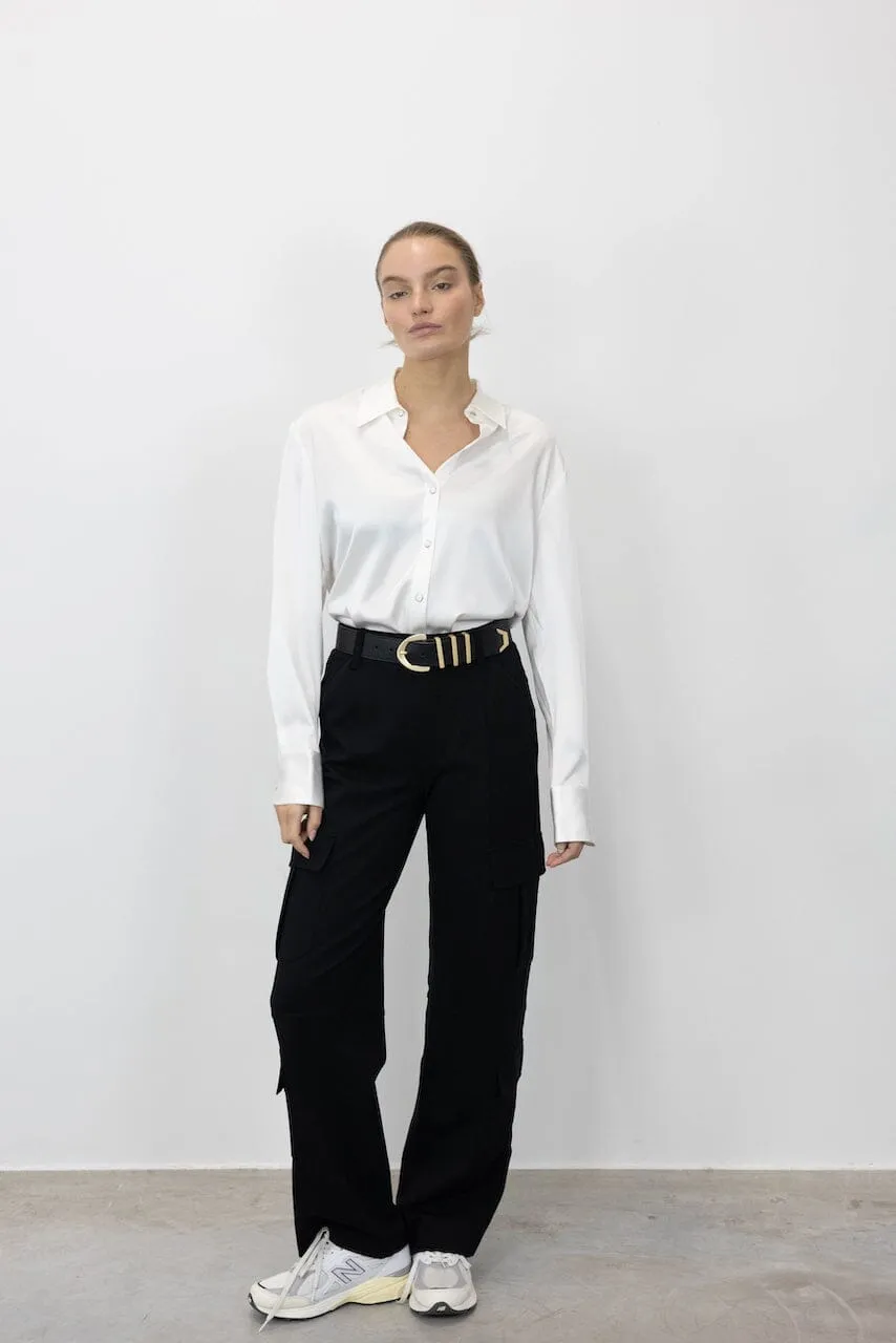 IRINA WIDE LEG CARGO PANTS