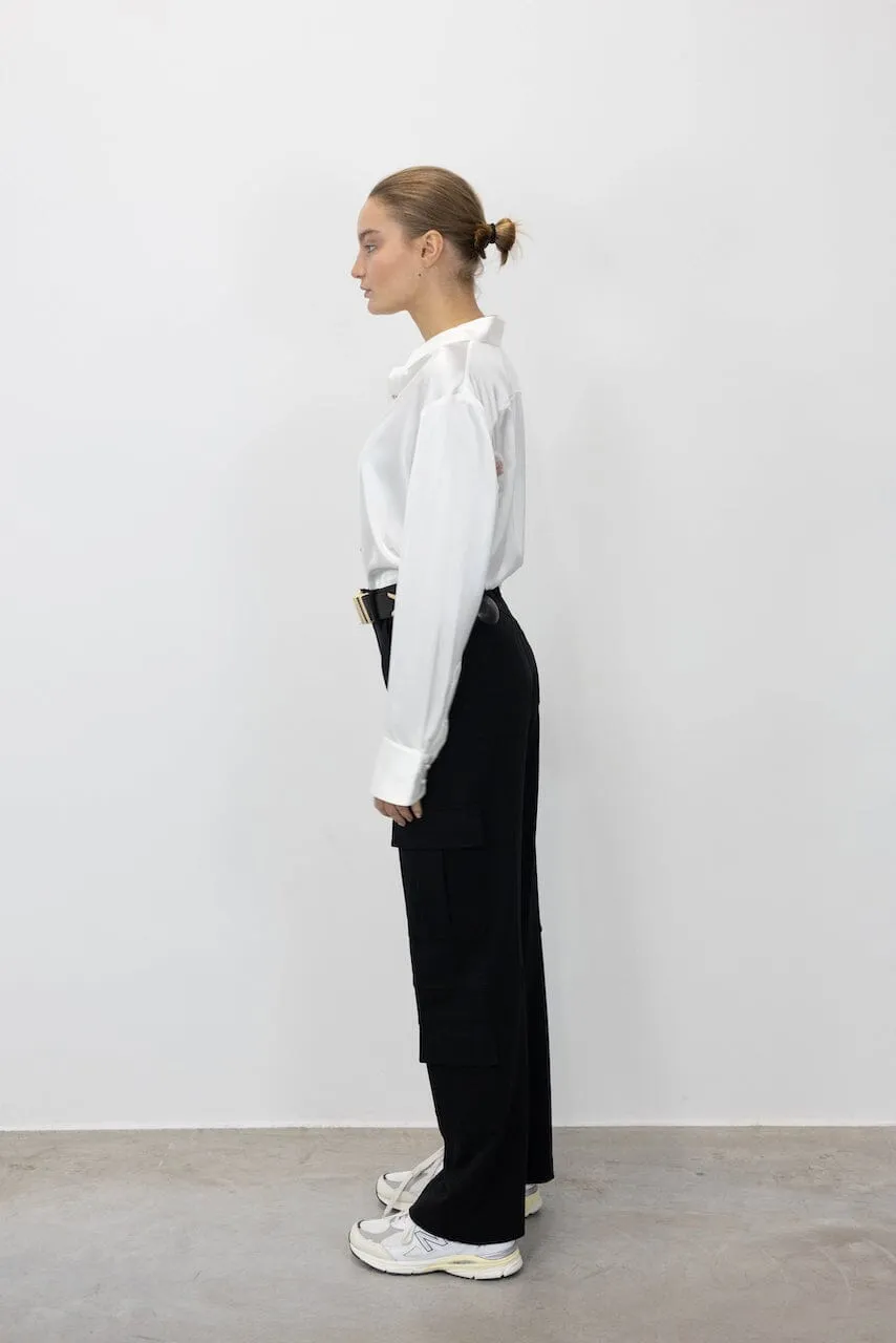 IRINA WIDE LEG CARGO PANTS