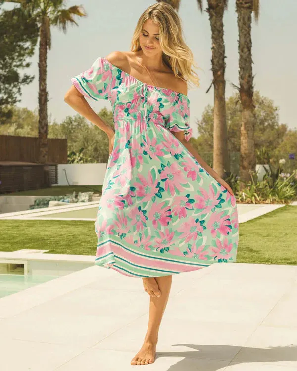 JAASE PETAL AQUA PRINT MIDI