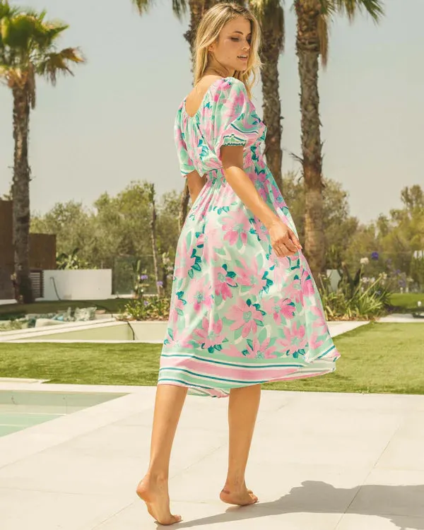 JAASE PETAL AQUA PRINT MIDI