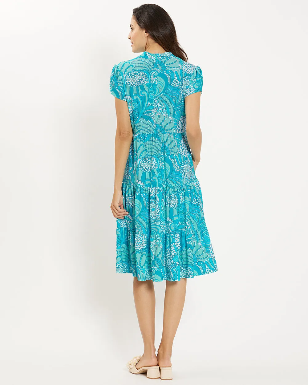Jude Connally Libby Dress - Enchanted Sea Aqua
