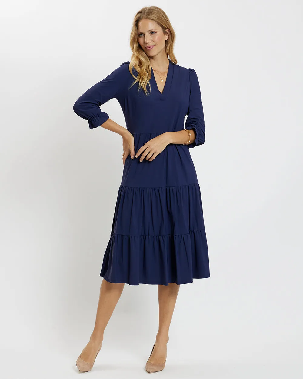 Jude Connally Maggie Dress - Navy
