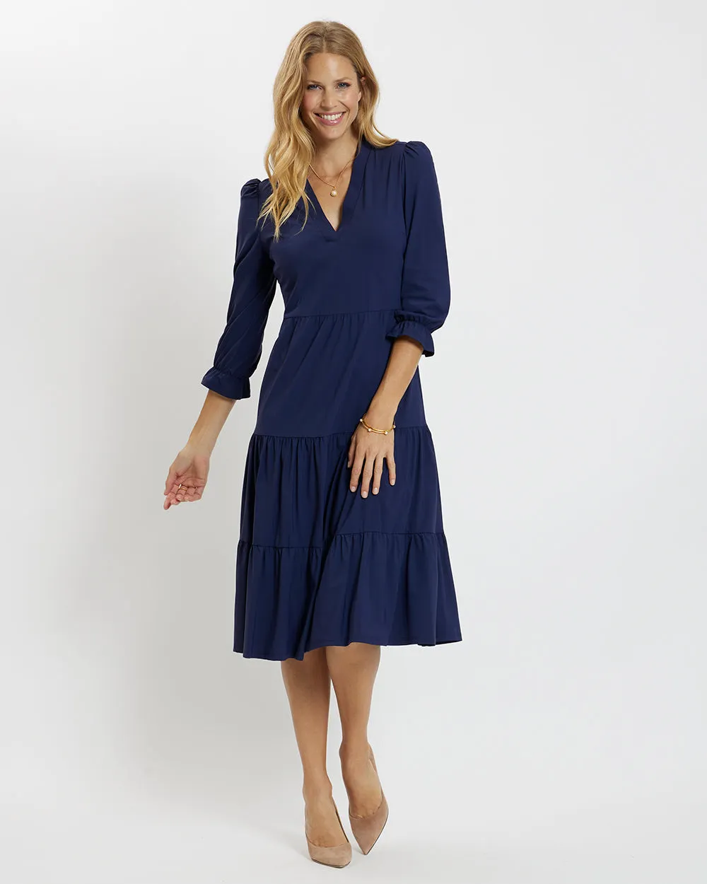Jude Connally Maggie Dress - Navy