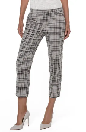 Kelsey Knit Crop Trouser | Cashew With Black Tart