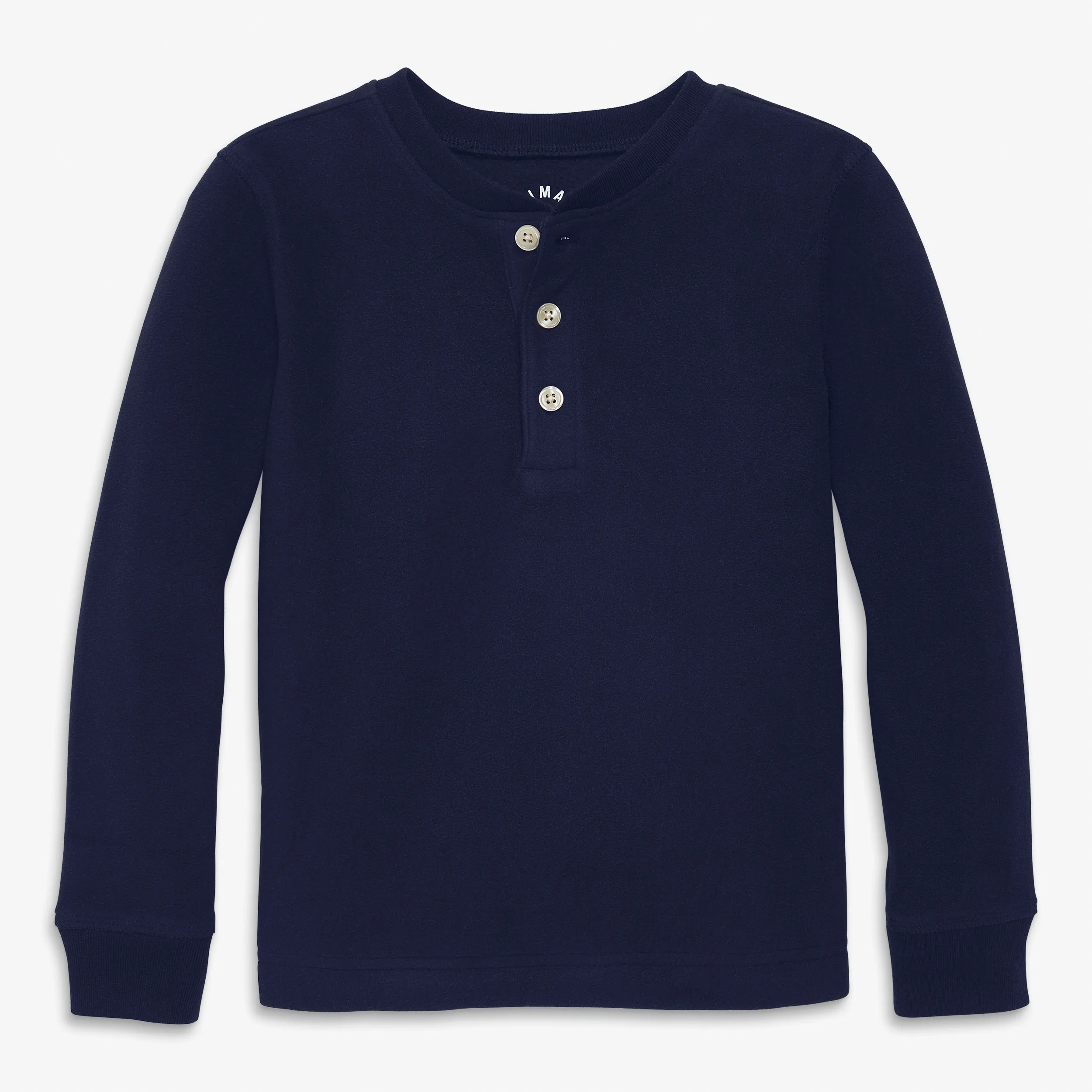 Kids fleece PJ henley
