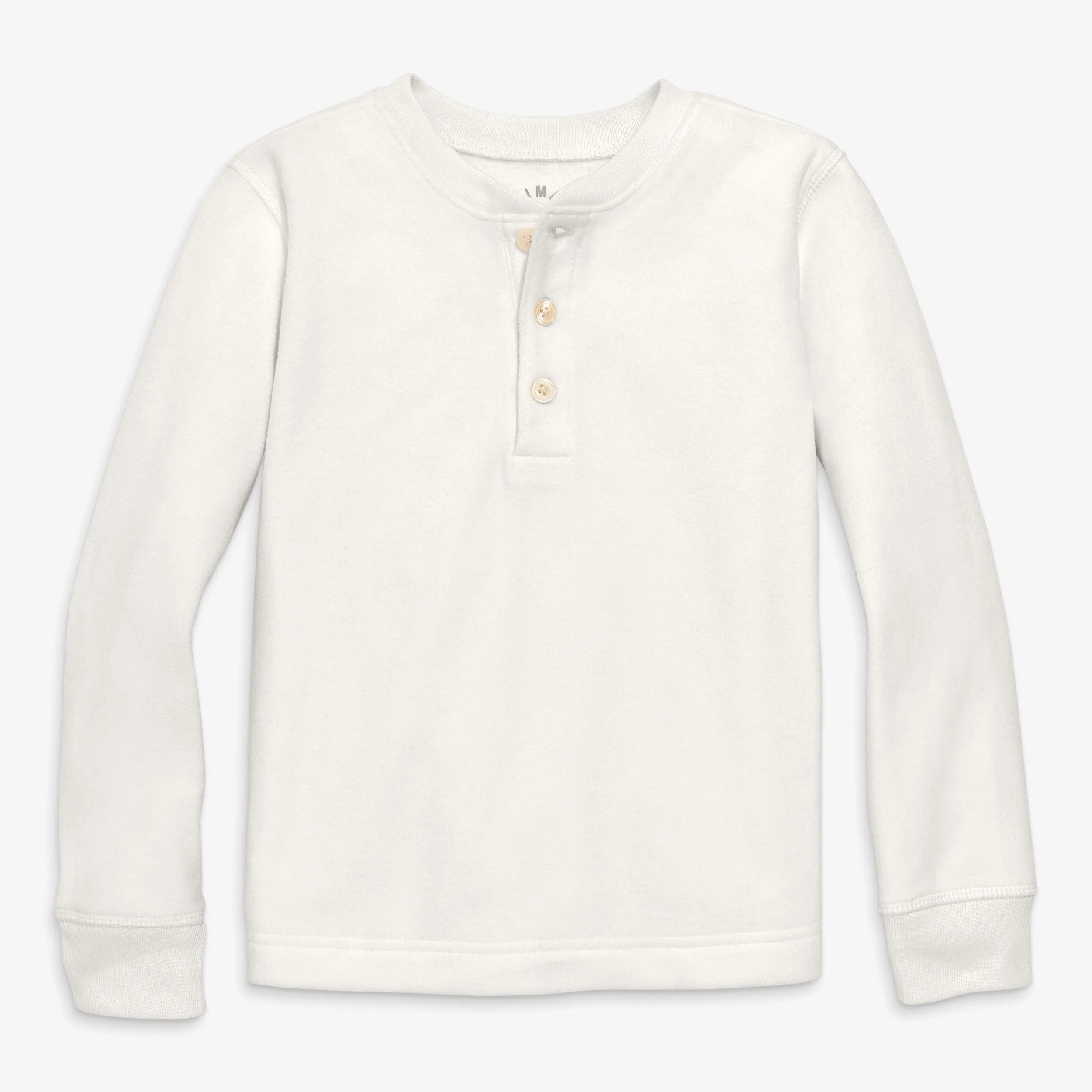Kids fleece PJ henley