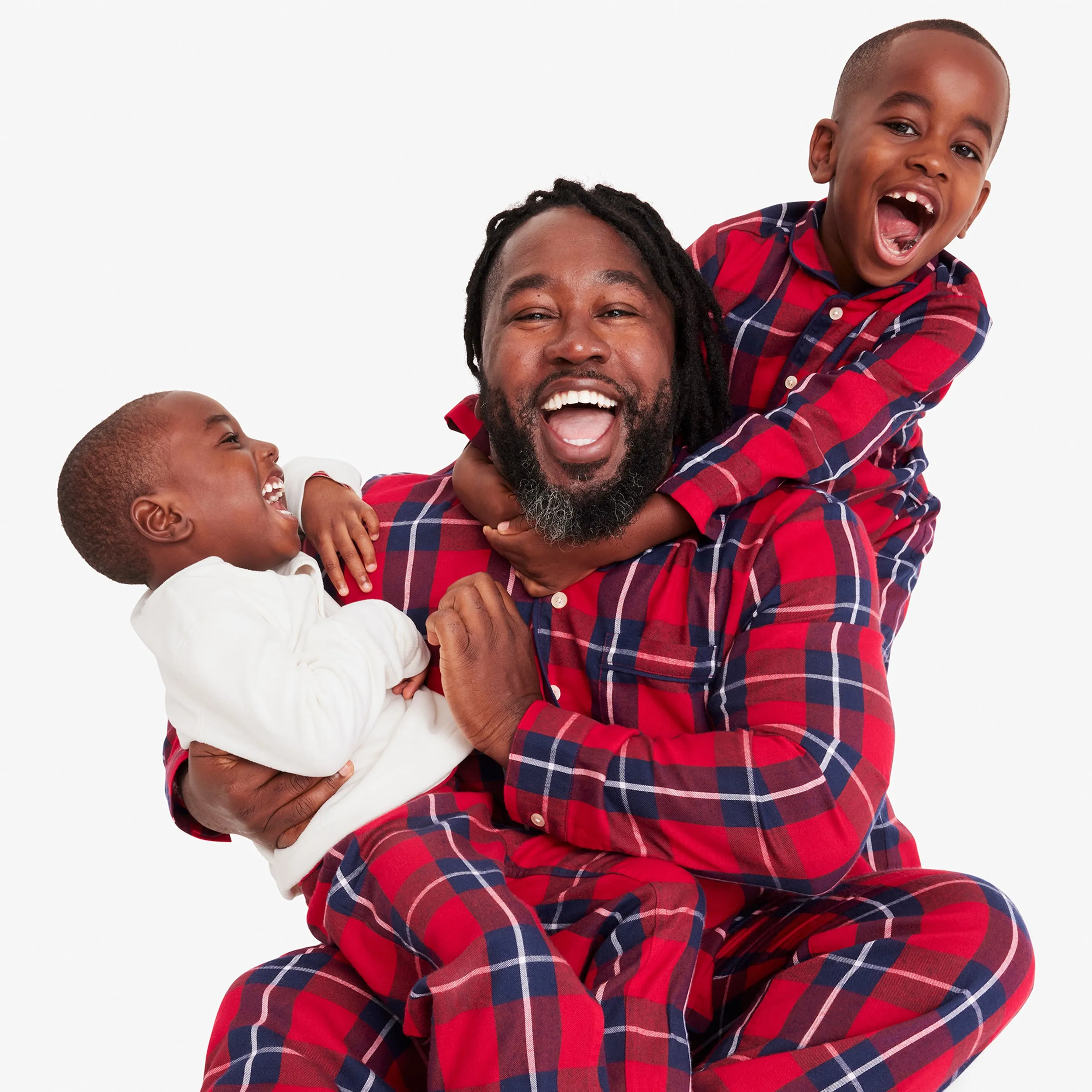 Kids fleece PJ henley
