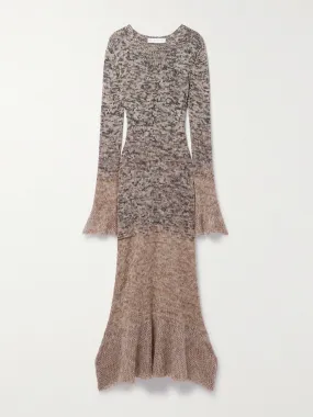 Knitted midi dress