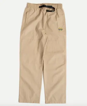 Krooked Ripstop Double Knee Pants Khaki/ Yellow