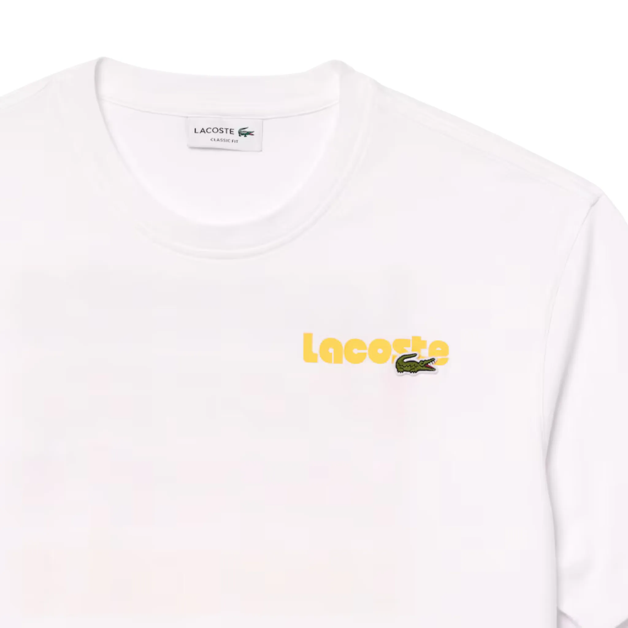 Lacoste Washed Effect T-Shirt (White) - TH7544