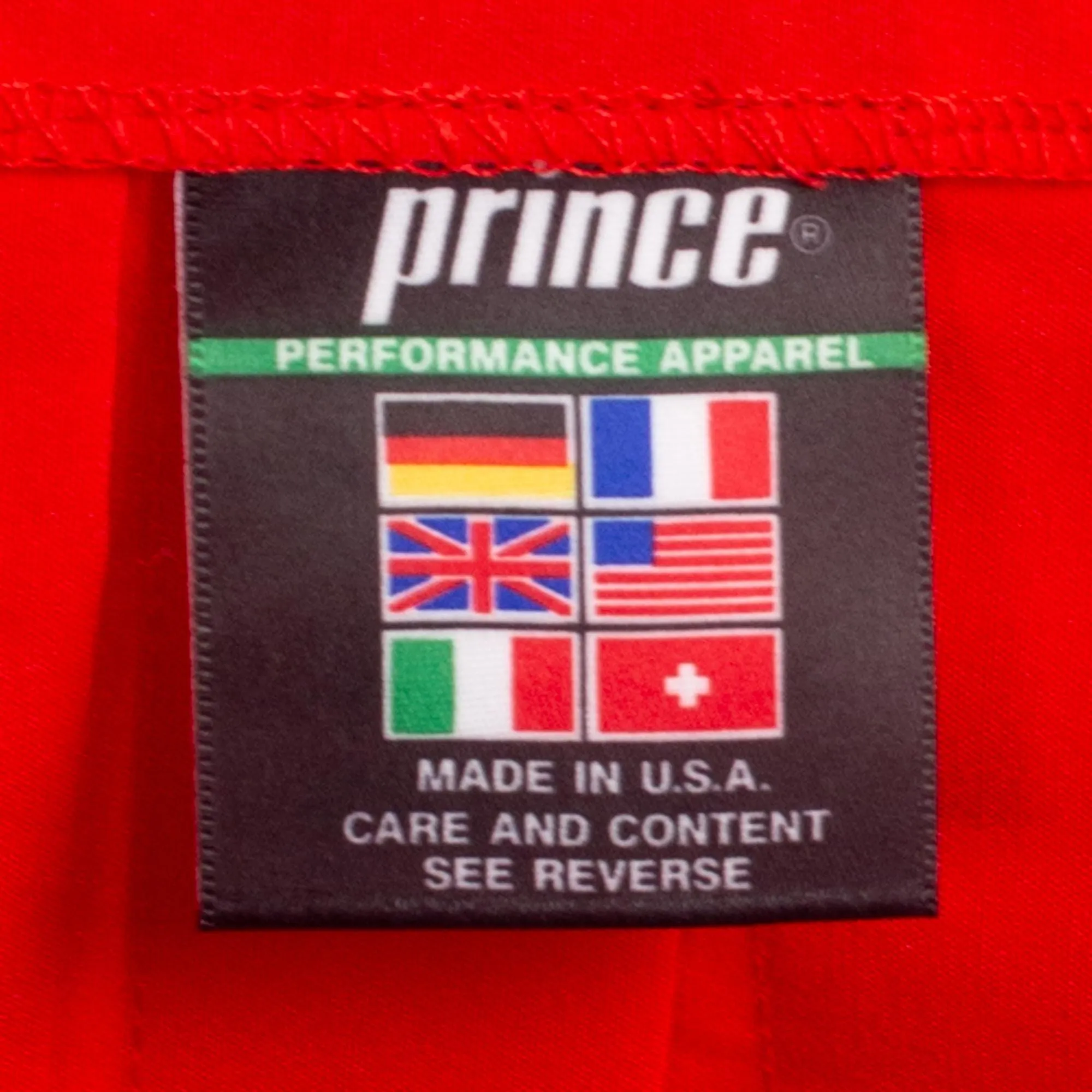 Large 90s Red Mini Tennis Skirt NWT 32"
