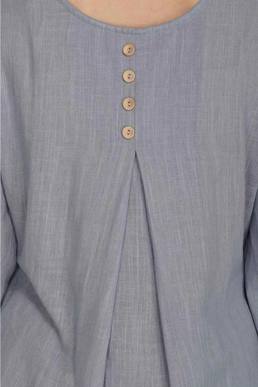 Lavender Loose Fit Kurta & Pant Co-Ord Set