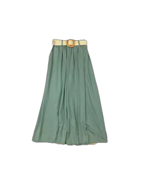 Le îls sage green long skirt