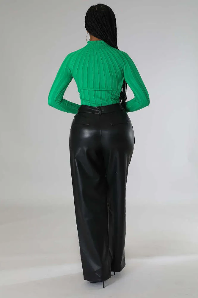 ‘Lenore’ Leather Pants